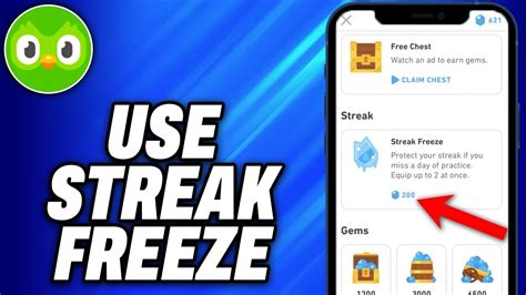 how to use streak freeze duolingo